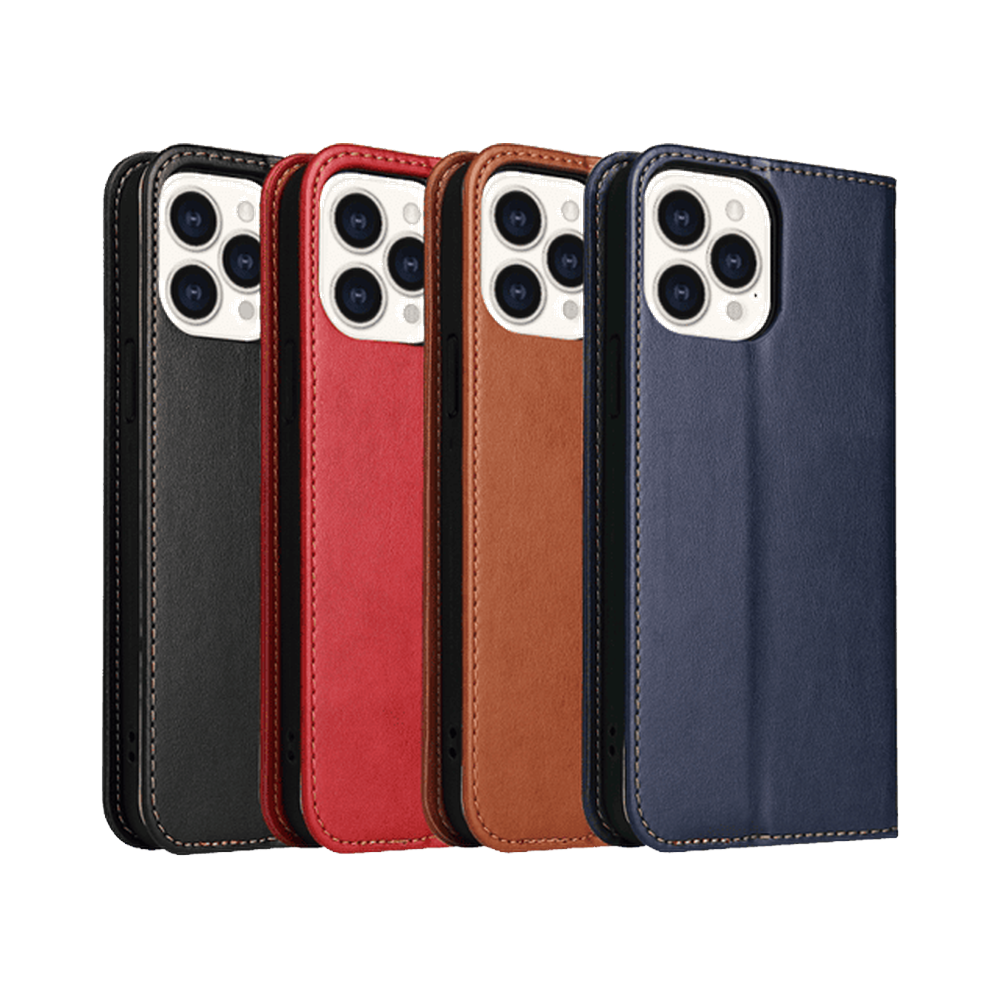 Lommebok-etui i PU-lær til iPhone 13 Pro