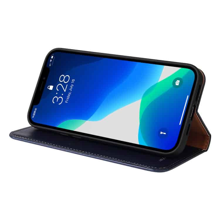 Lommebok-etui i PU-lær til iPhone 13 Pro