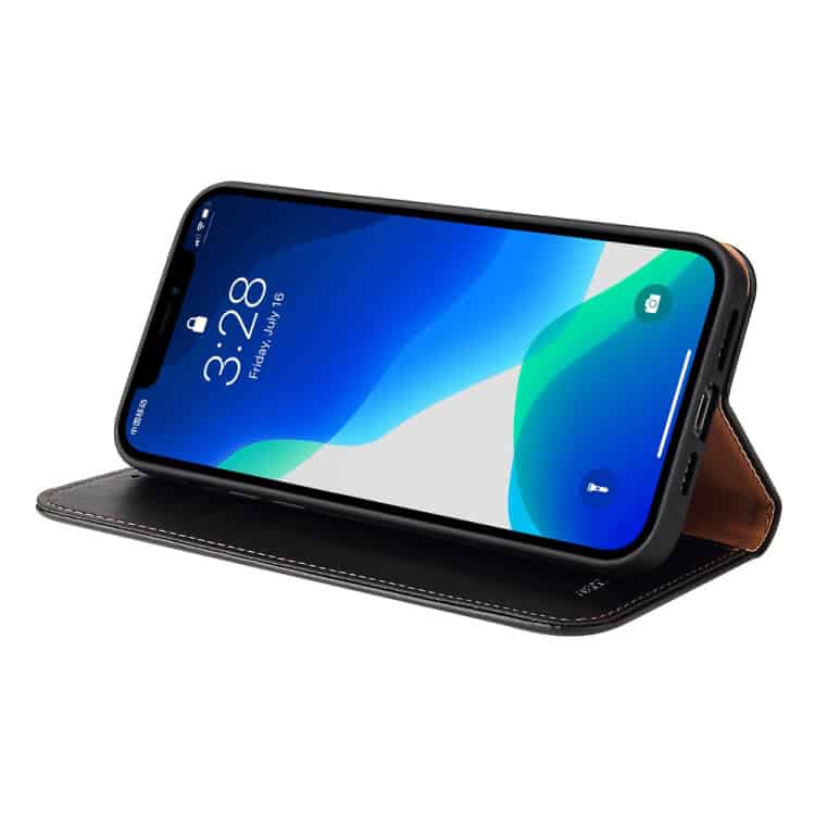 Lommebok-etui i PU-lær til iPhone 13 Pro