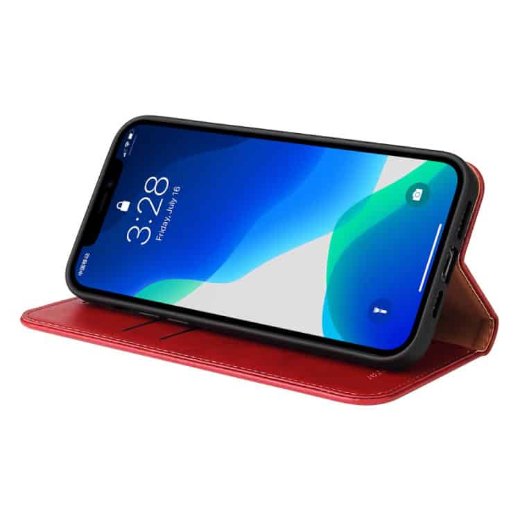 Lommebok-etui i PU-lær til iPhone 13 Pro