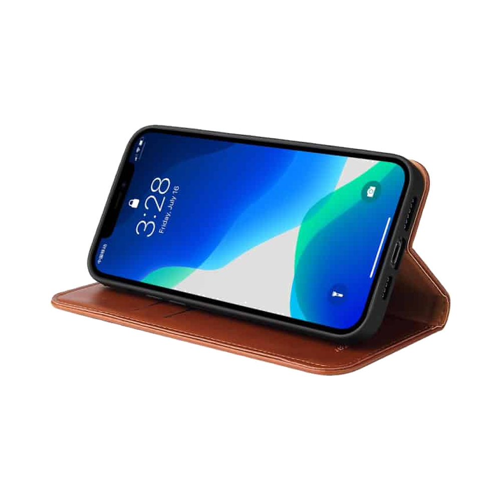 Lommebok-etui i PU-lær til iPhone 13 Pro
