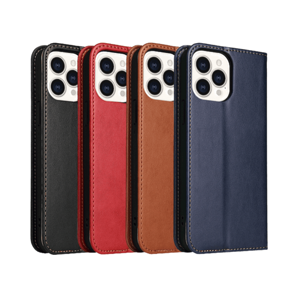 Lommebok-etui i PU-lær til iPhone 13 Pro Max