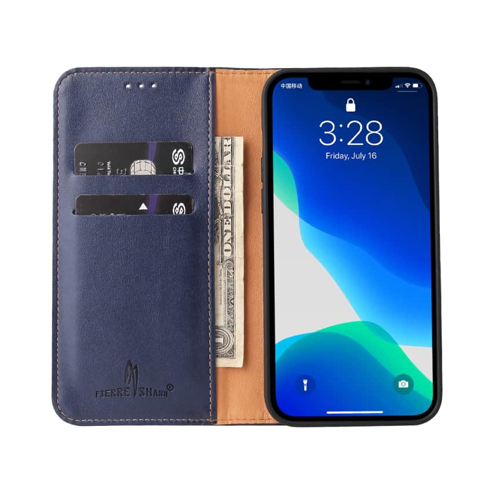 Lommebok-etui i PU-lær til iPhone 14 Pro