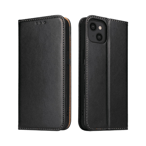 Lommebok-etui i PU-lær til iPhone 15