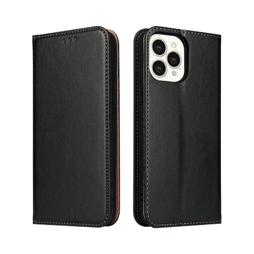 Lommebok-etui i PU-lær til iPhone 15 Pro