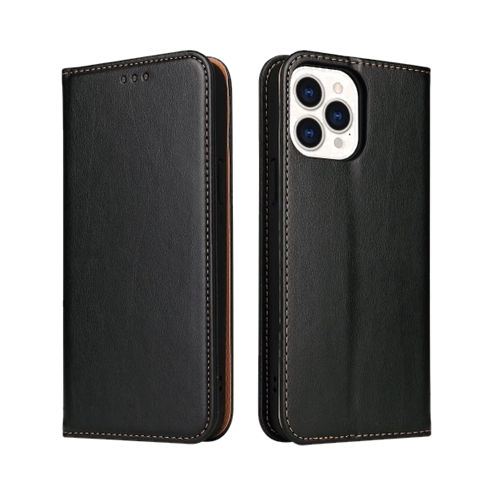 Lommebok-etui i PU-lær til iPhone 15 Pro