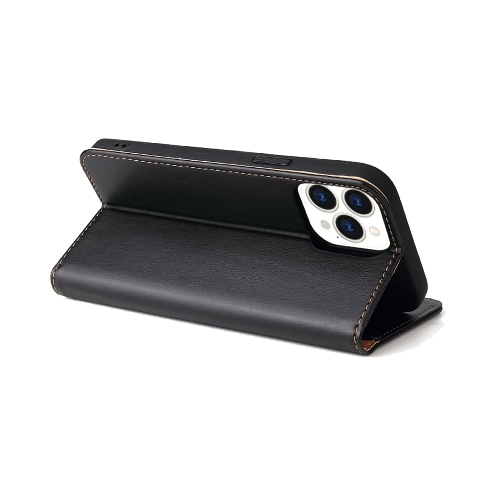 Lommebok-etui i PU-lær til iPhone 15 Pro