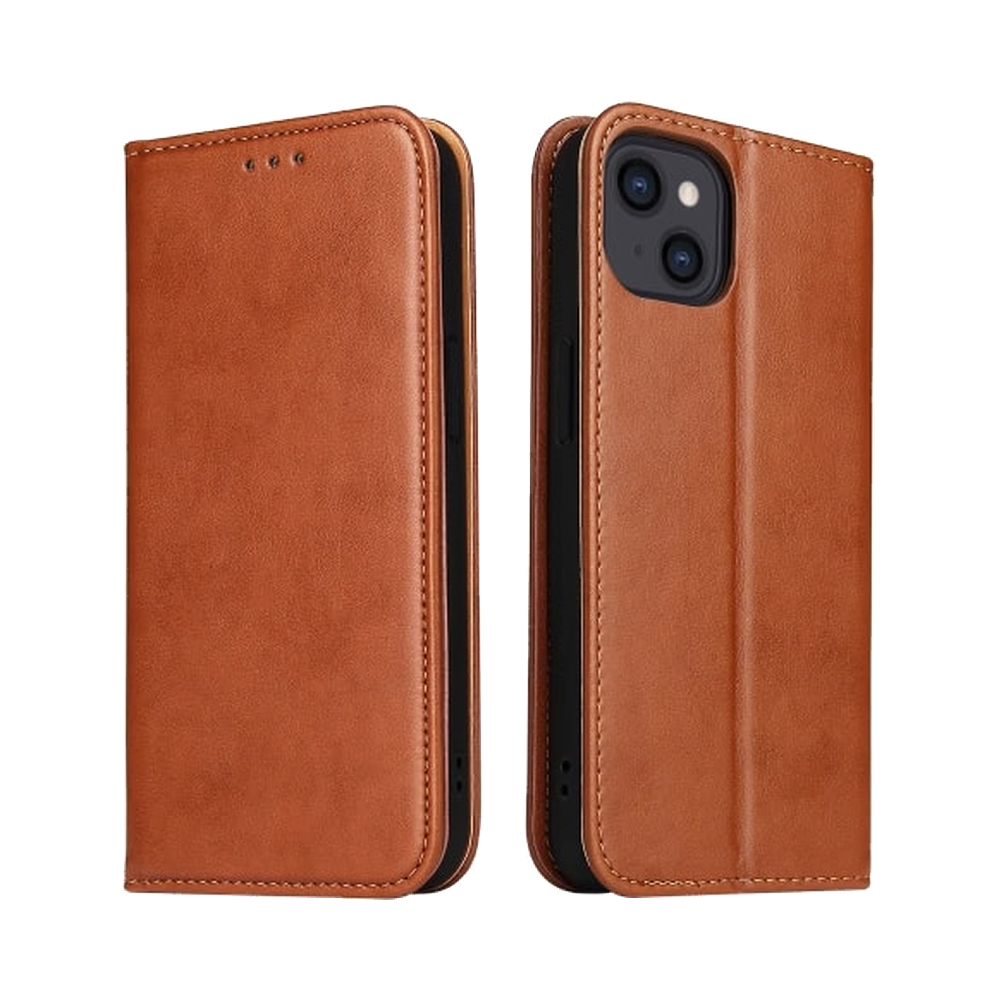 Lommebok-etui i PU-lær til iPhone 15 Pro