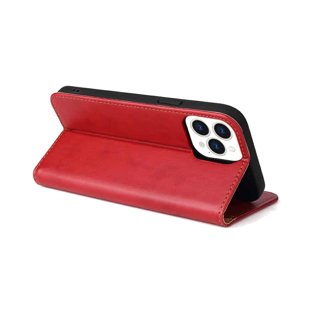 Lommebok-etui i PU-lær til iPhone 15 Pro