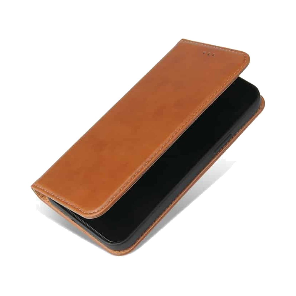 Lommebok-etui i PU-lær til iPhone 15 Pro