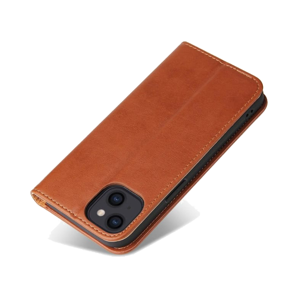 Lommebok-etui i PU-lær til iPhone 15 Pro