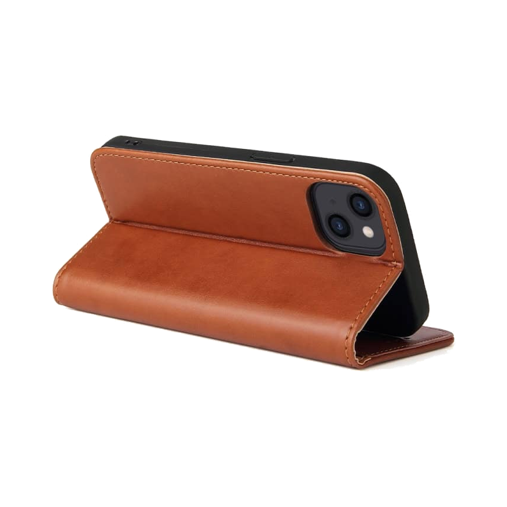 Lommebok-etui i PU-lær til iPhone 15 Pro