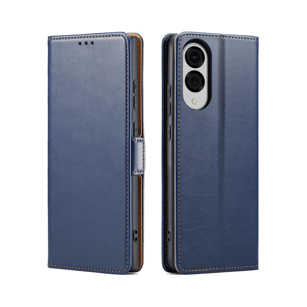 Lommebok-etui i PU-lær til Samsung Galaxy S25 Edge