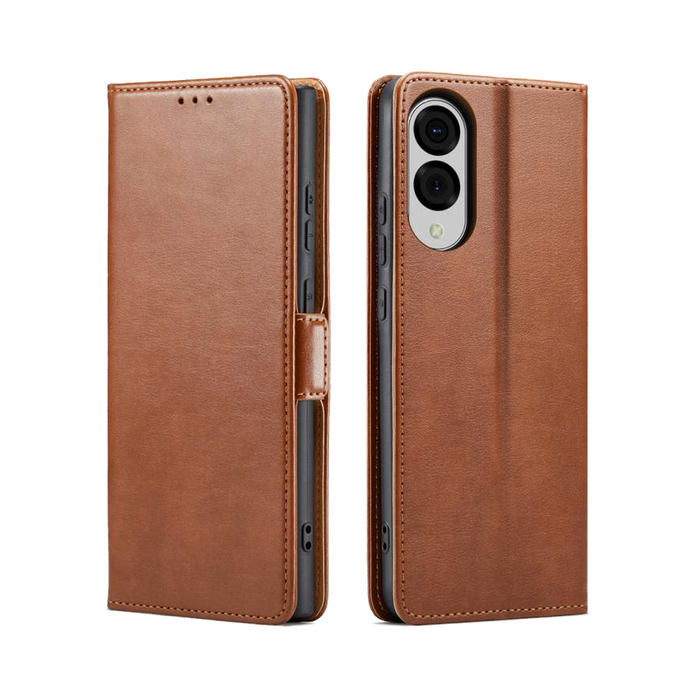 Lommebok-etui i PU-lær til Samsung Galaxy S25 Edge
